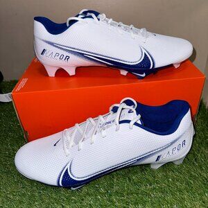 Nike Vapor Edge 360 Football Cleats White Blue CV6349-107 Men's Size 14.5 NEW